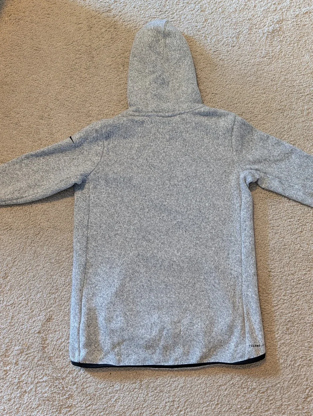 Nike Therma- Fit Heather Gray Pullover Fitted Hoodie Sweater Womens